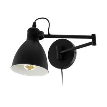 EGLO Wandlamp LED San Peri staal zwart