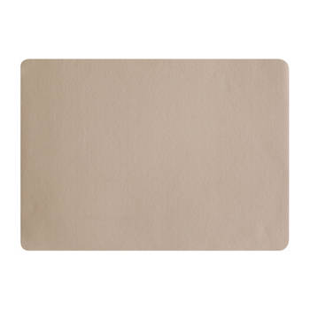 ASA Selection Placemat - Leather Optic Fine - Stone - 46 x 33 cm