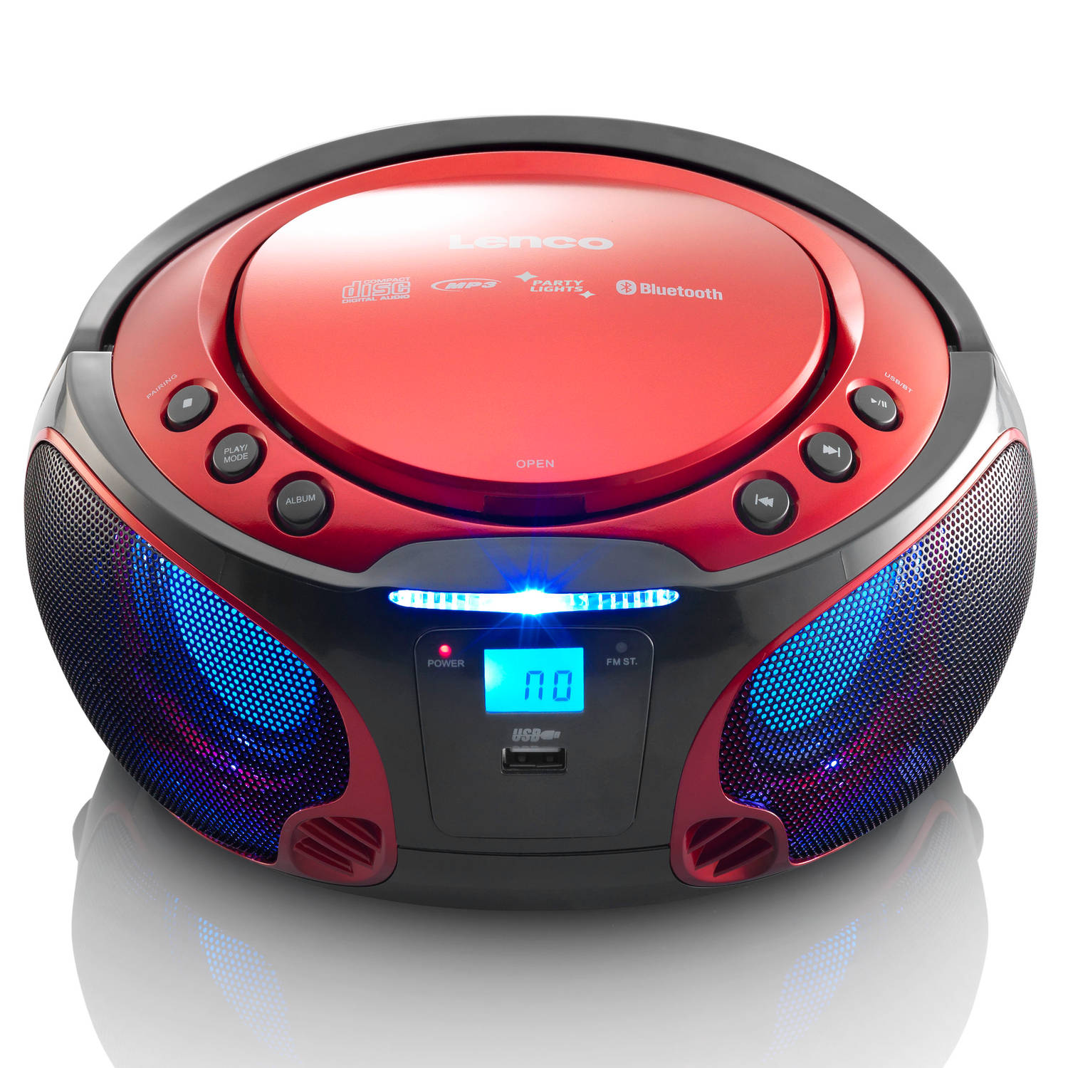 Lenc CD MP3 speler SCD-550 Rood