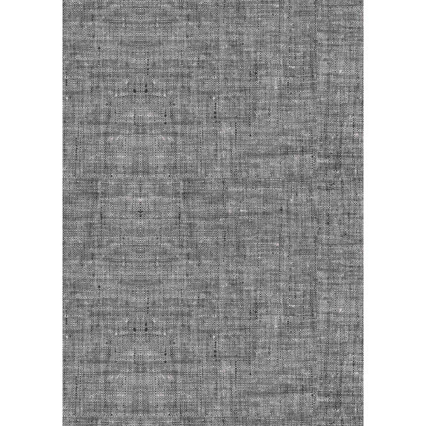 Zo Home Dekbedovertrek Katoen Lino Linnen Look - dark grey 140x200/220cm