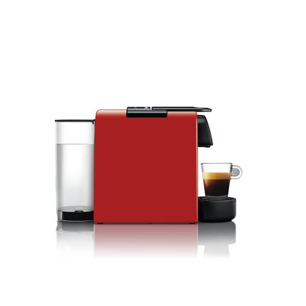 DeLonghi Essenza Mini EN 85.R Vrijstaand Volledig automatisch Koffiepadmachine 0.6l Zwart, Rood koffiezetapparaat