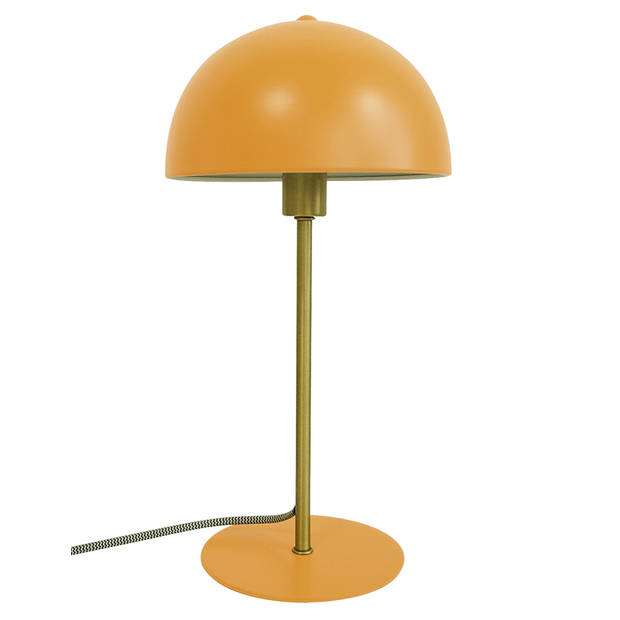 Leitmotiv tafellamp Bonnet 39 cm E14 staal 25W geel/goud