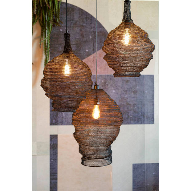 Housecraft Lena Hanglamp L Zwart