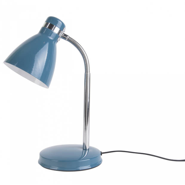 Leitmotiv leeslamp Study 11W 34 x 11,5 cm staal blauw