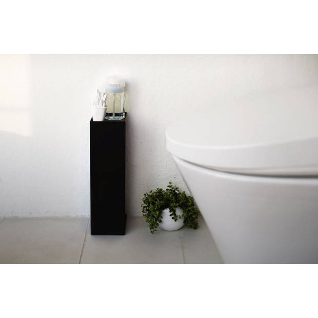 Yamazaki - Toiletpaper Holder Closed - Tower - black