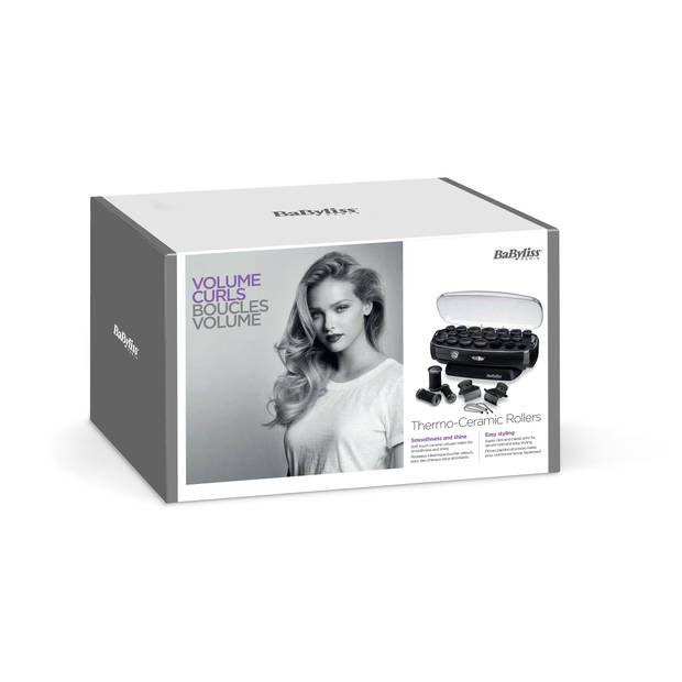 BaByliss krulset Thermo-Ceramic Rollers RS035E - 20 rollers (32mm, 26mm en 19mm)