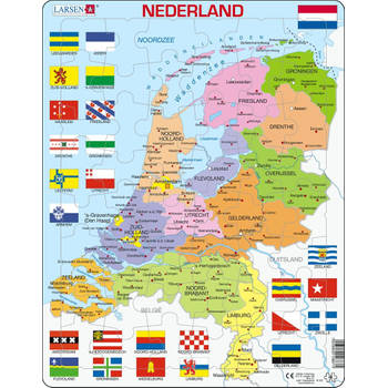 Larsen legpuzzel Maxi Nederland junior karton 48 stukjes