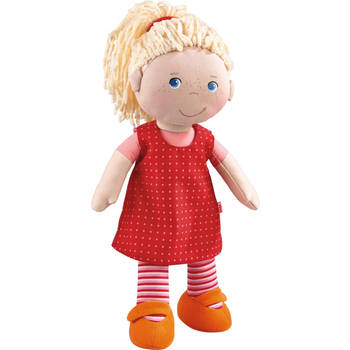 Haba knuffelpop Annelie rood 30 cm