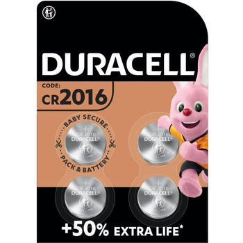 DURACELL - Speciale CR-knoopbatterijen 2016 Lot van 4