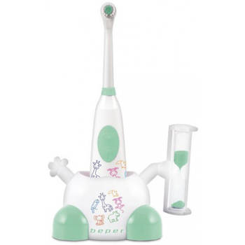 Beper 40.918 - Elektrische kinder tandenborstel uni - met zandloper