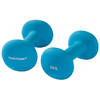 Tunturi dumbbells neopreen 2 x 5 kg blauw