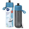 BRITA Active Waterfilterfles - 0,6L - Donkerblauw - incl. 1 MicroDisc Waterfilters