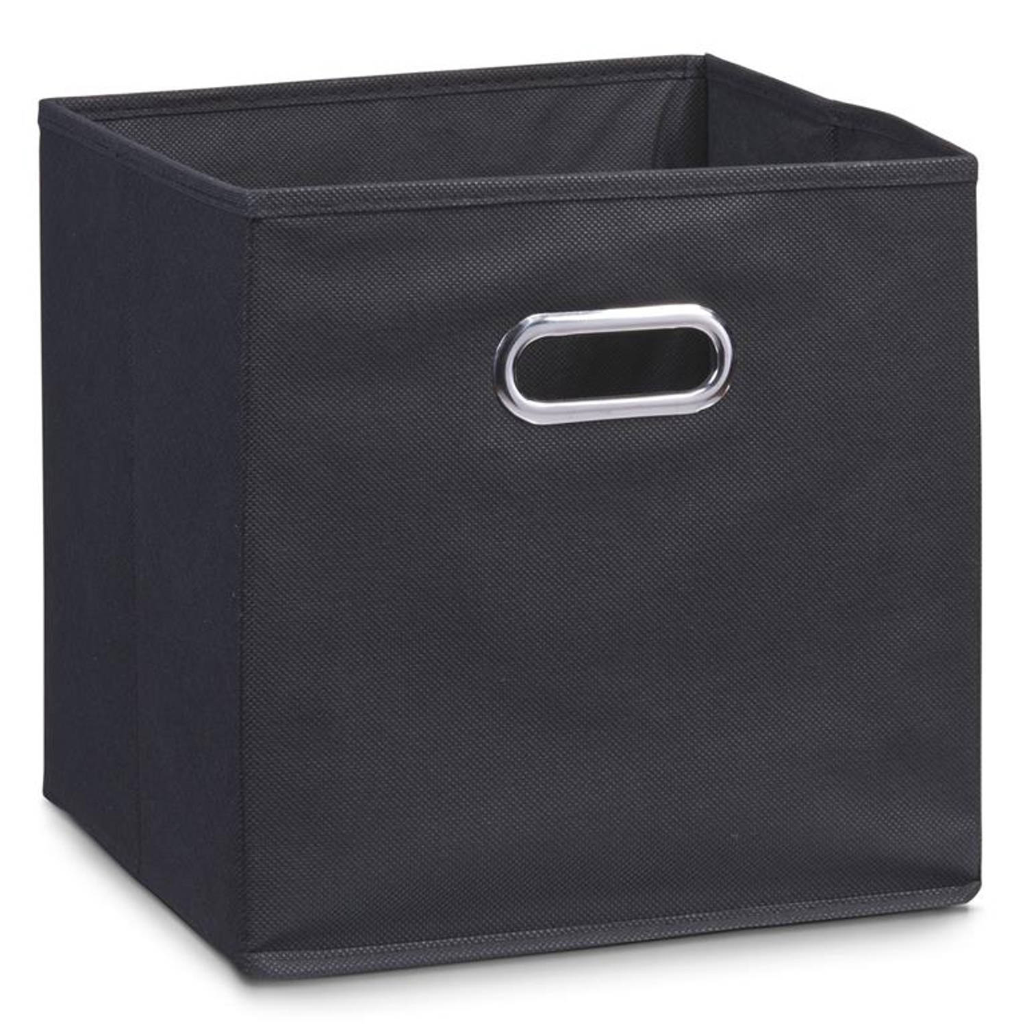 Zeller Storage Box, Black, Non-woven