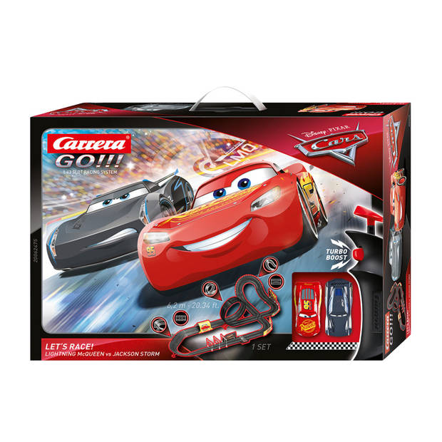 Carrera Go racebaan Disney Pixar Cars - Let's Race 6,2 m