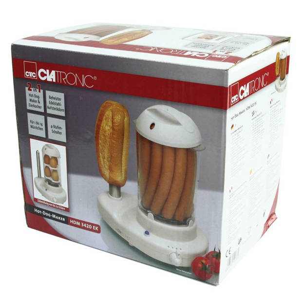 Clatronic HDM 3420 Hotdog maker & Eierkoker