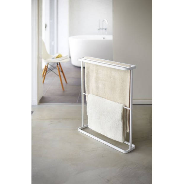 Yamazaki - Bath Towel Hanger - Tower - white