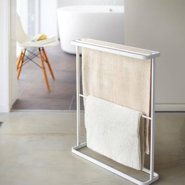 Yamazaki - Bath Towel Hanger - Tower - white