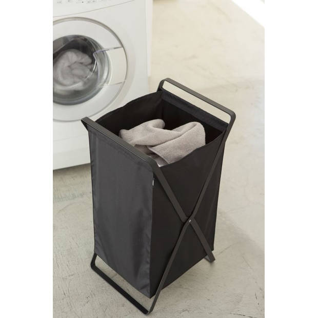 Yamazaki - Laundry Basket - Tower - black