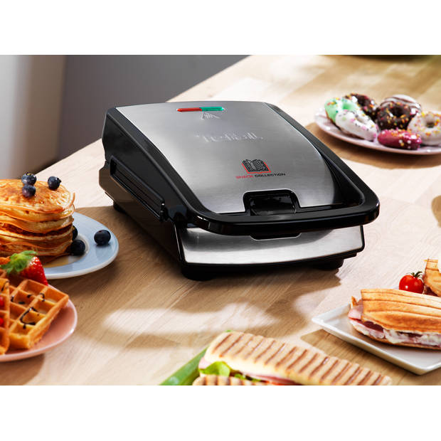 Tefal SW857D Sandwichmaker Snack Collection 700W
