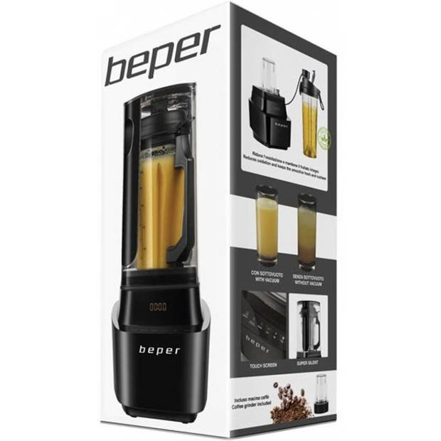 Beper BP.620 - Vacuum blender - Zwart