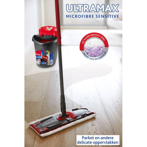 Vileda UltraMax Sensitive system - parket & houten vloeren