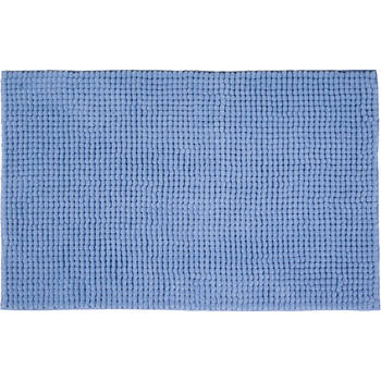 Blokker Badmat chenille - Blauw - 50 x 80 cm