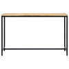 The Living Store Eettafel Rough Mango Wood - 120 x 60 x 75 cm - Industriële stijl