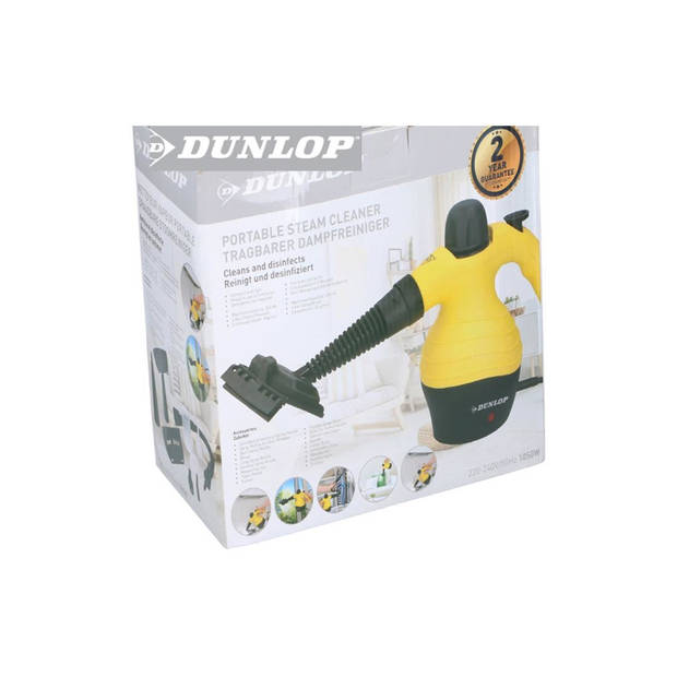 Dunlop Handstoomreiniger 1050 Watt - Inclusief Accessoiresset