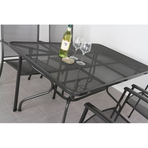 tafel strekmetaal 145 x 90 cm