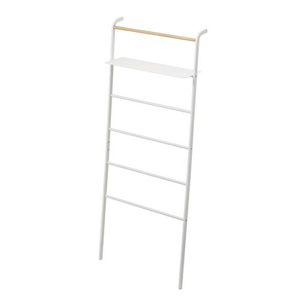 Yamazaki - Ladder Hanger Wide with Rack White