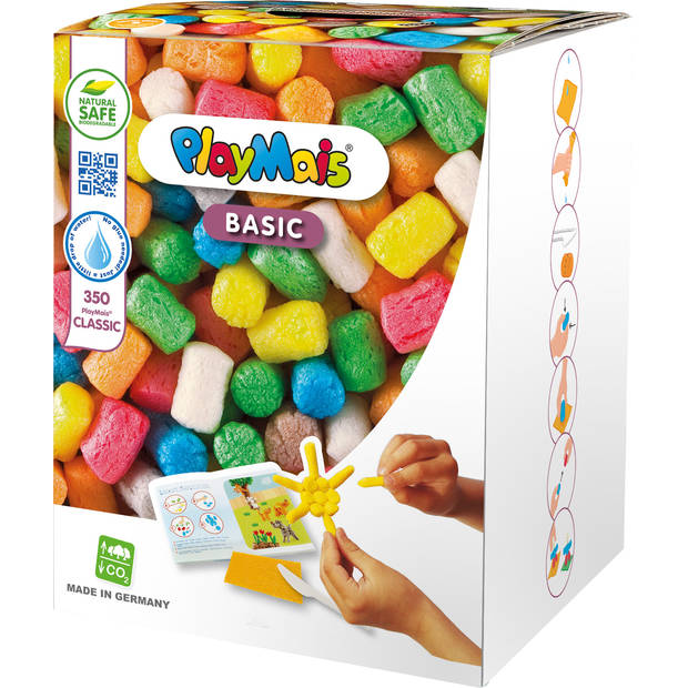 PlayMais knutselset basis junior 15 cm plantaardig 300 stuks