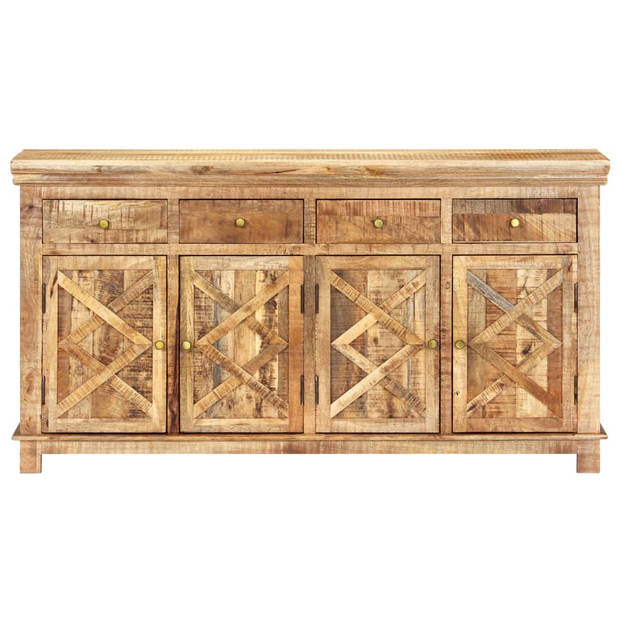 The Living Store Rustiek Mangohout Dressoir 160x40x85 cm - Indiase stijl