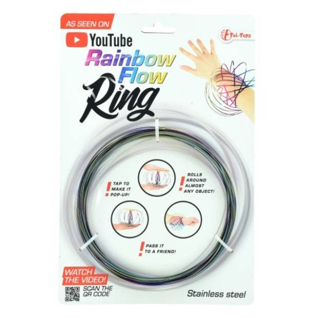 Toi-Toys Magic Flow regenboog ring 13 cm