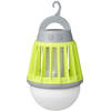 ProPlus camping- & insectenlamp 2-in-1 oplaadbaar groen/grijs