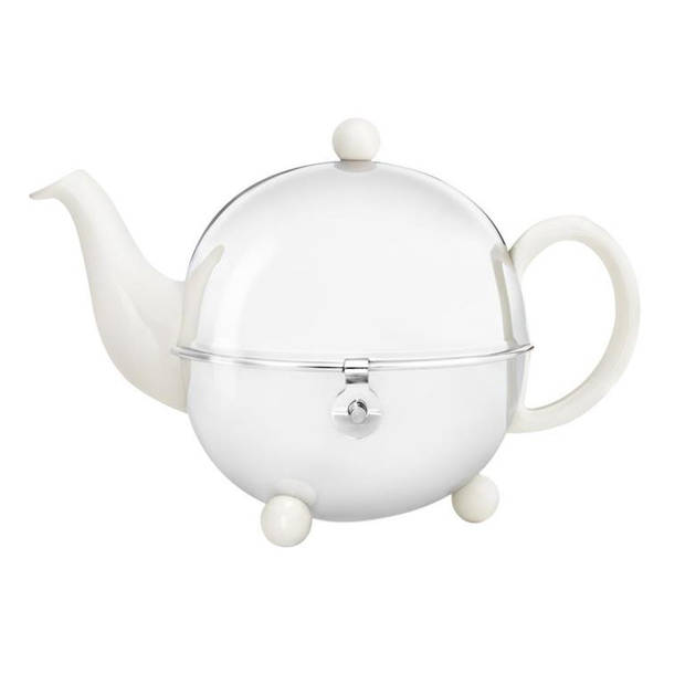 Bredemeijer - Cosy theepot crème-wit, 0.9 l