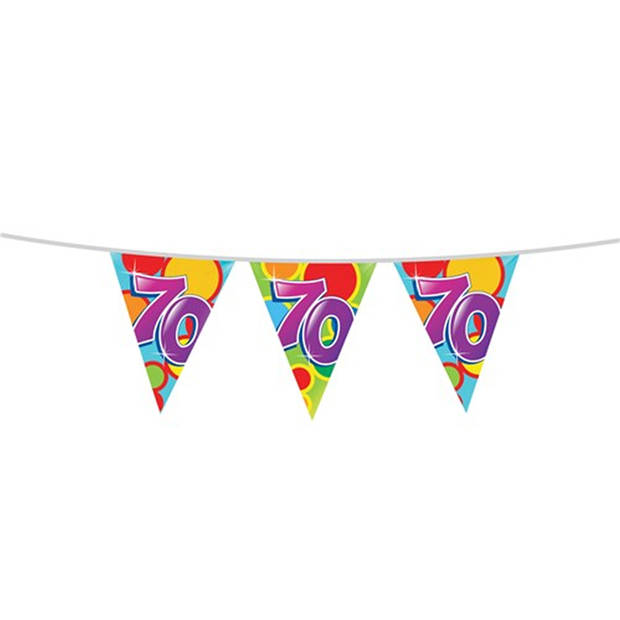 Leeftijd verjaardag thema 70 jaar pakket ballonnen/vlaggetjes - Feestpakketten