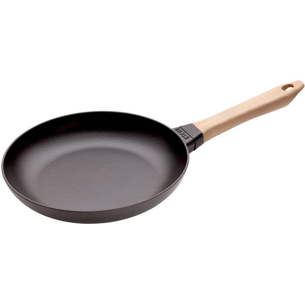 Staub Koekenpan - Zwart - ø 26 cm - geëmailleerde anti-aanbaklaag