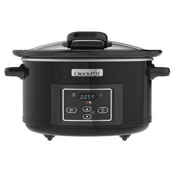 Slow cooker 4,7L Zwart CR052 - Hinged Lid - Crock Pot