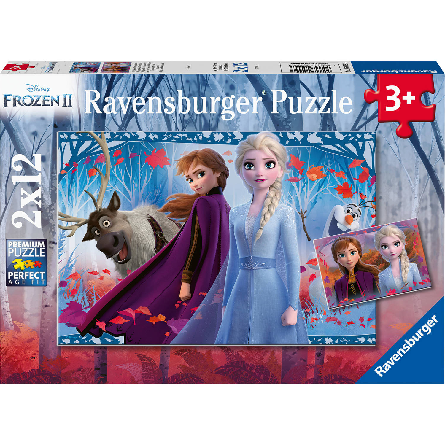 Ravensburger puzzel Frozen ll 2x12pcs
