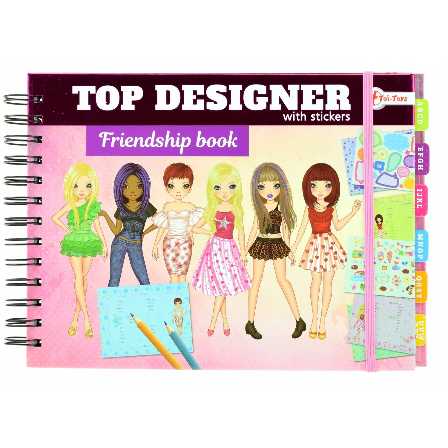 Toi-toys Vriendenboek Meisjes Met Stickers