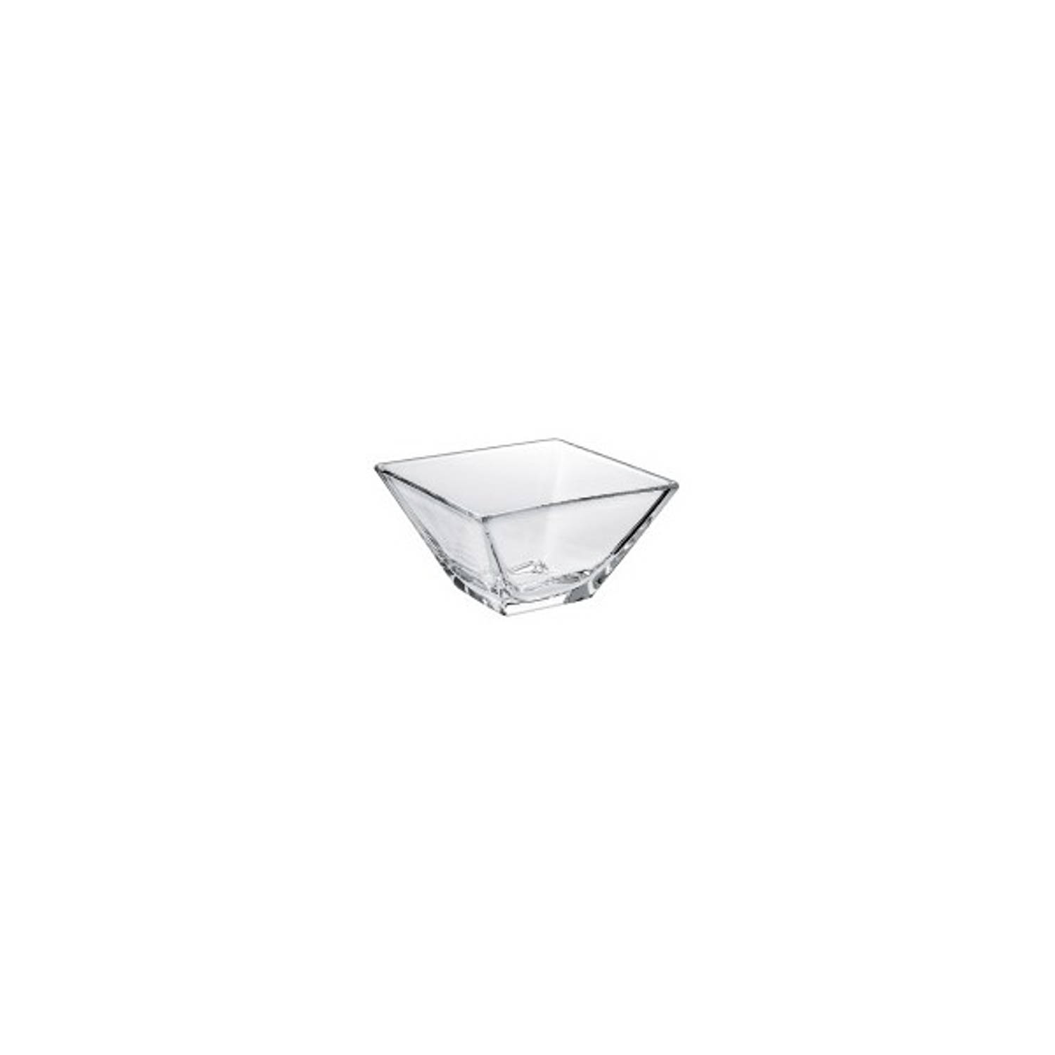 Schaaltje Glas Vierkant 10cm