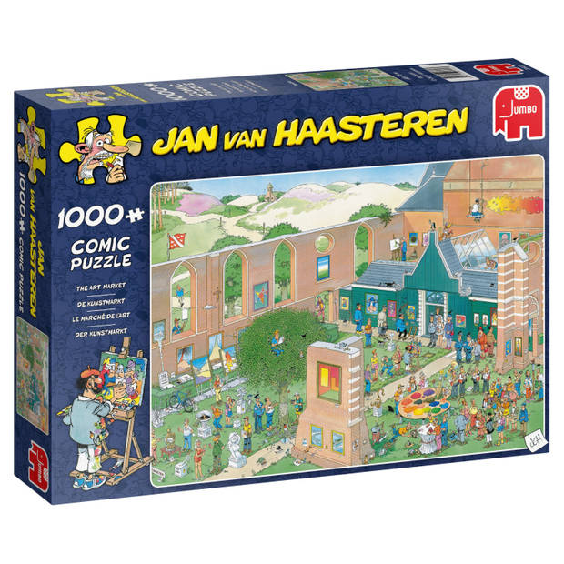 Jan van Haasteren de kunstmarkt - 1000 stukjes