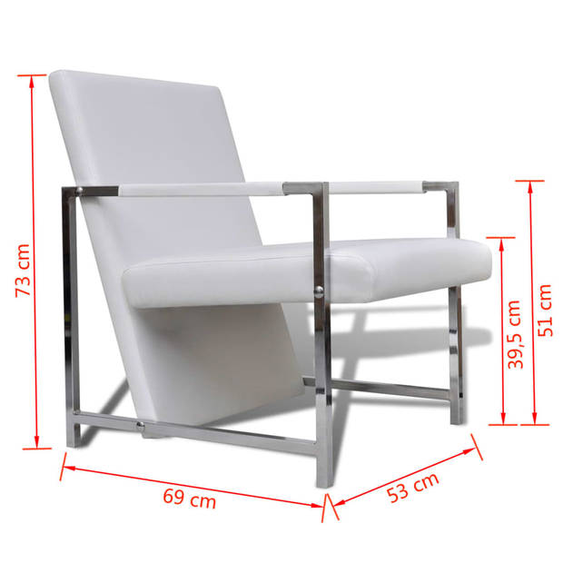 The Living Store Fauteuilset - Stoelenset - 53 x 69 x 73 cm - Stevig - Comfortabel