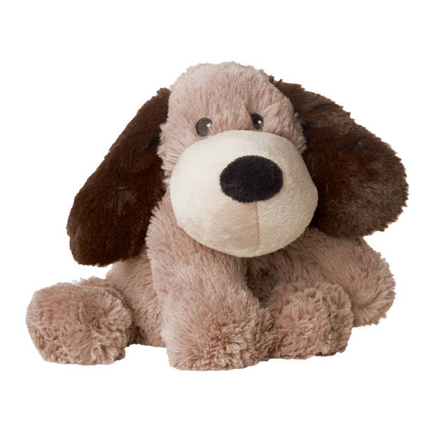 Warmies warmteknuffel hond Gary 30 cm bruin