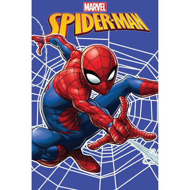 SpiderMan Fleeceplaid - 100 x 150 cm - Blauw