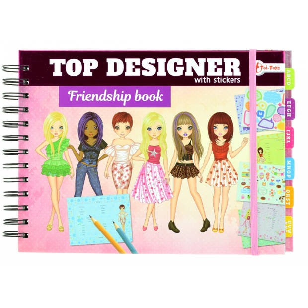Toi-Toys vriendenboek meisjes met stickers