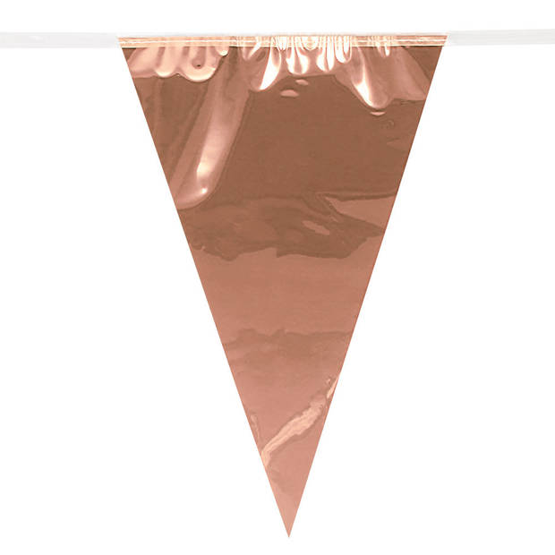 3x Stuks Boland PE reuzenvlaggenlijn - 10m - Rose goud - Universeel Thema - Vlaggenlijnen
