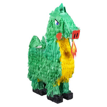 Boland piñata draak jongens 49 cm groen/geel
