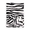 Zo Home Flanel Fleece Plaid Zebra - white - 140x200