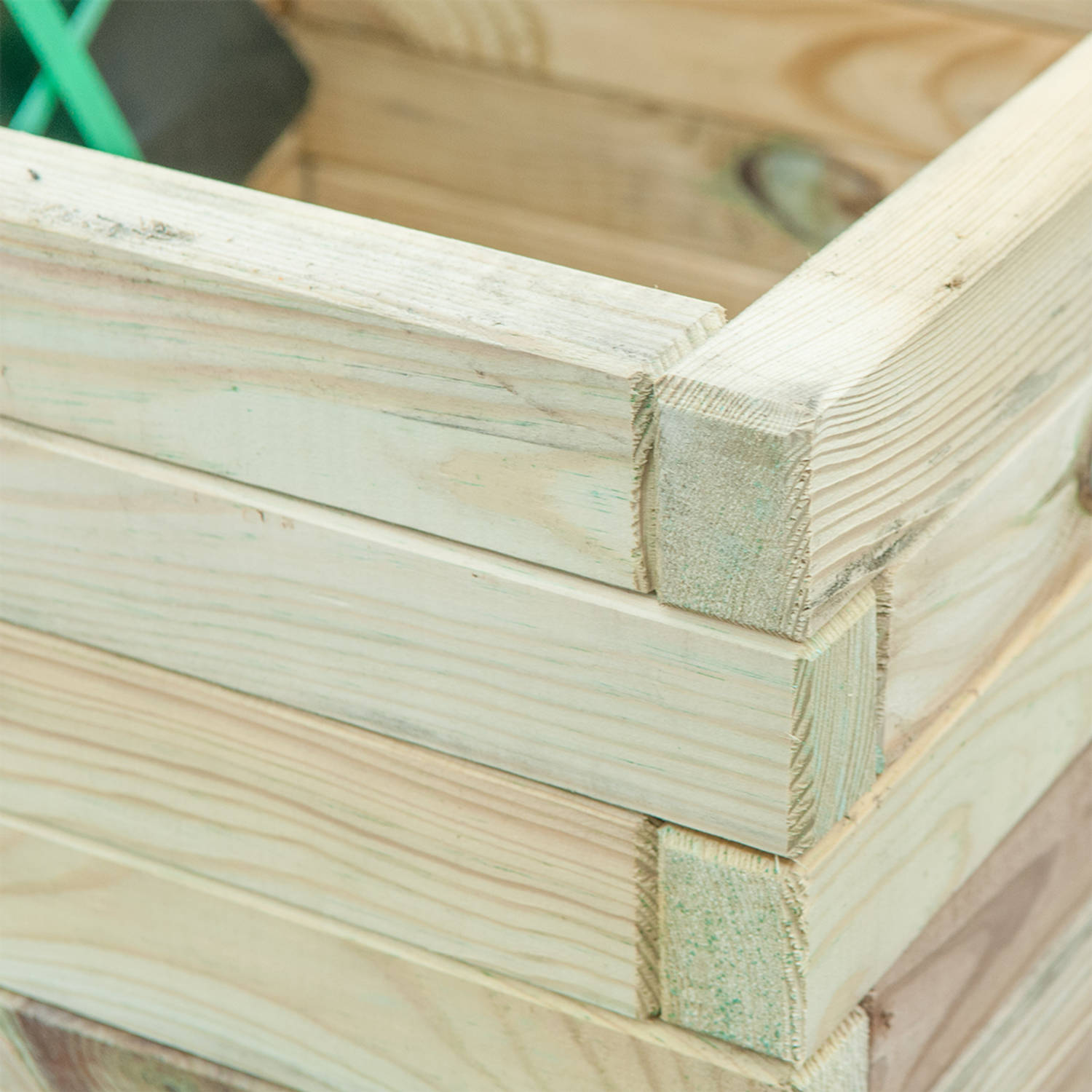 Bloembak hout vierkant grenen 50x35x50cm | Blokker